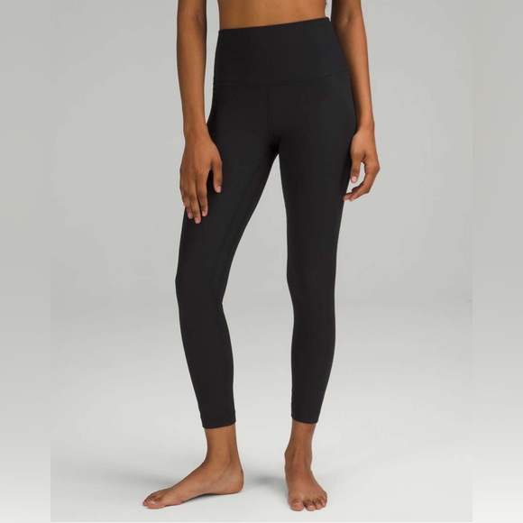 Lululemon Align Ribbed High-Rise Pant 25" in Black Size 6 - Picture 2 of 10